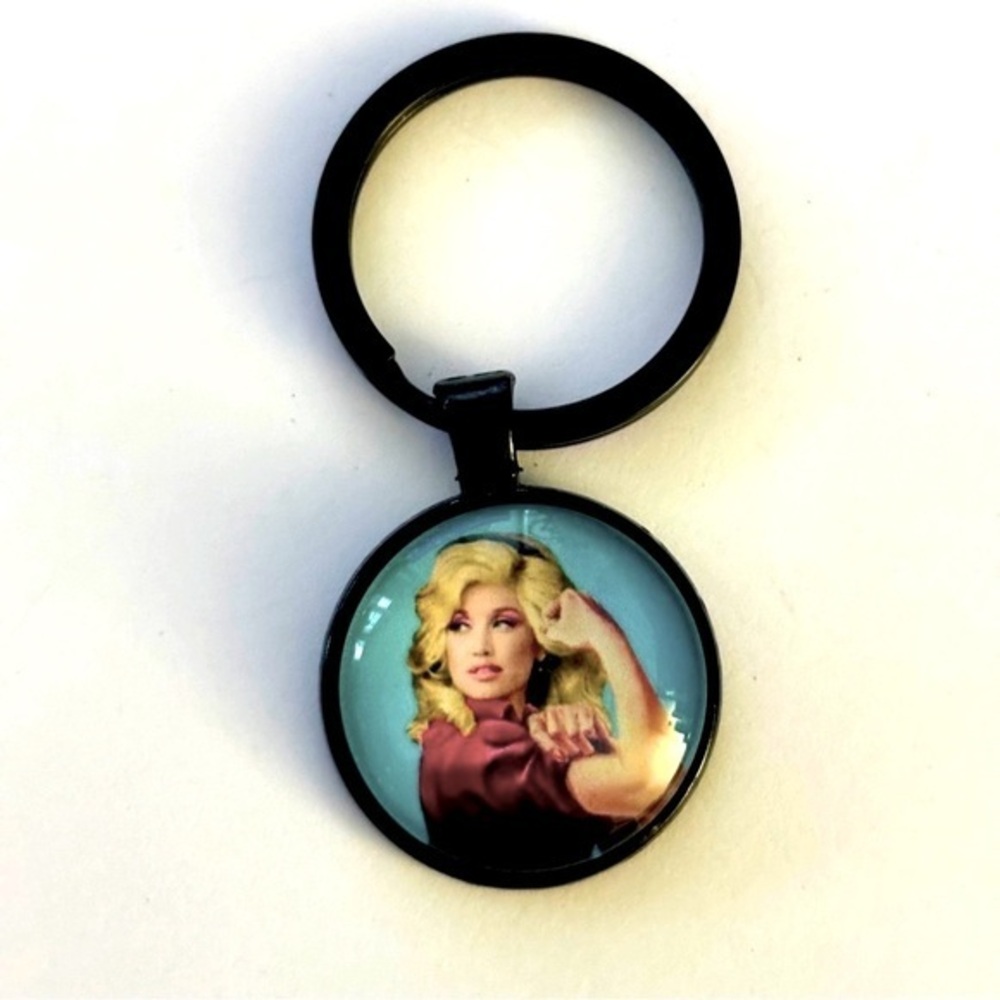 Dolly Parton Handmade Keychain, NWT